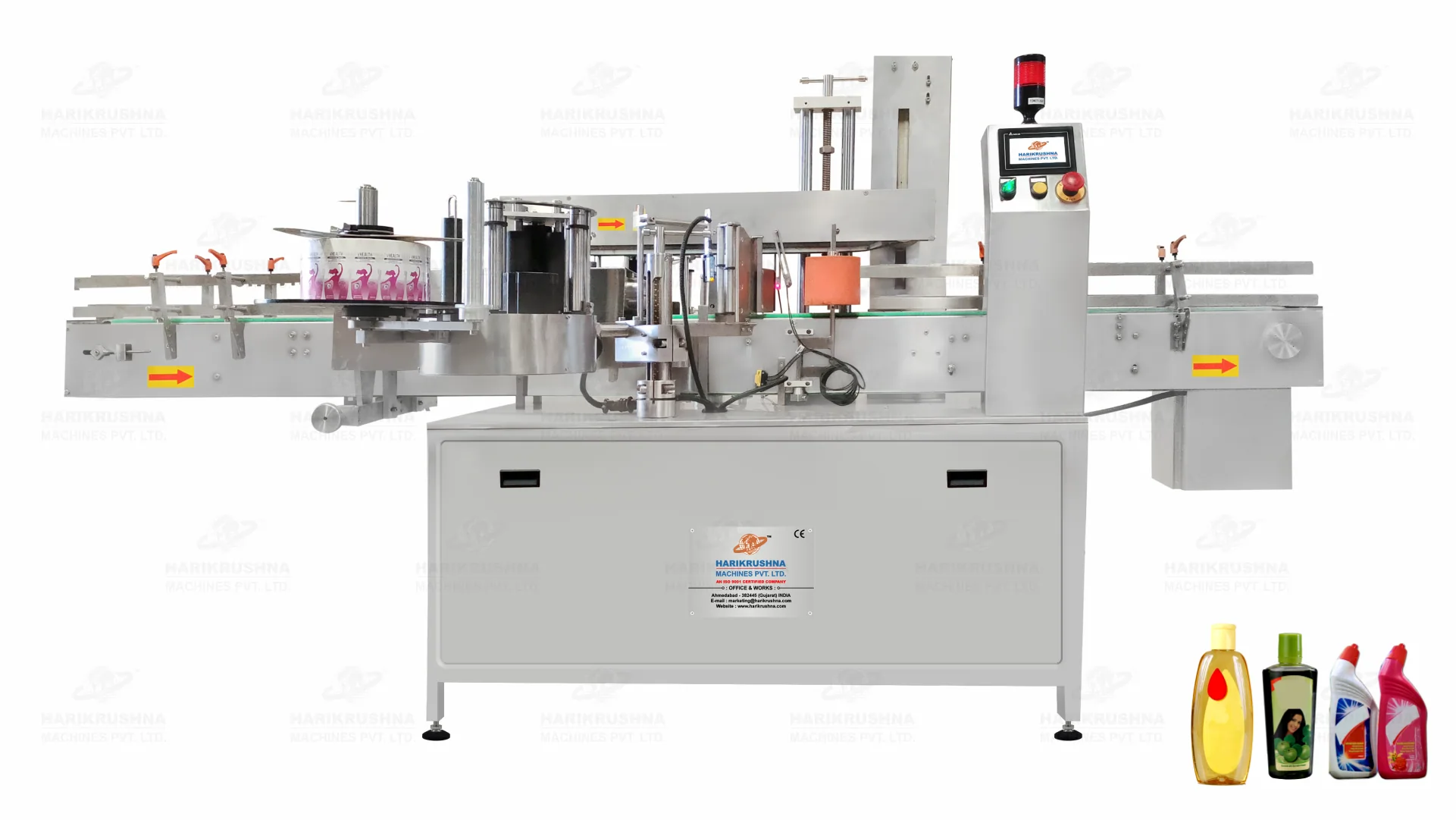 Automatic Double-Side Sticker Labelling Machine by HMPL