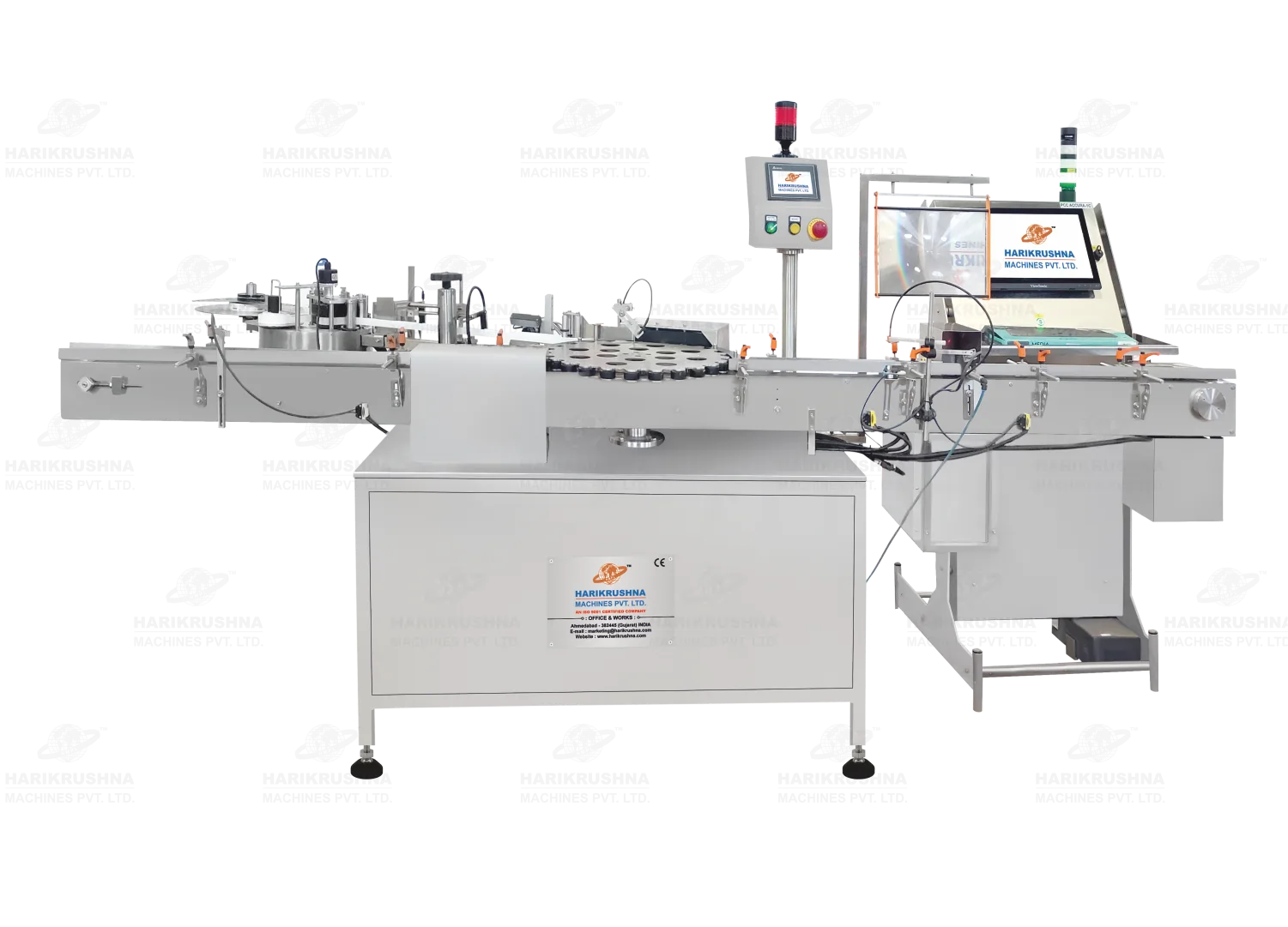 Automatic High-Speed Rotary Sticker Labelling Machine for Eye-Ear Drops