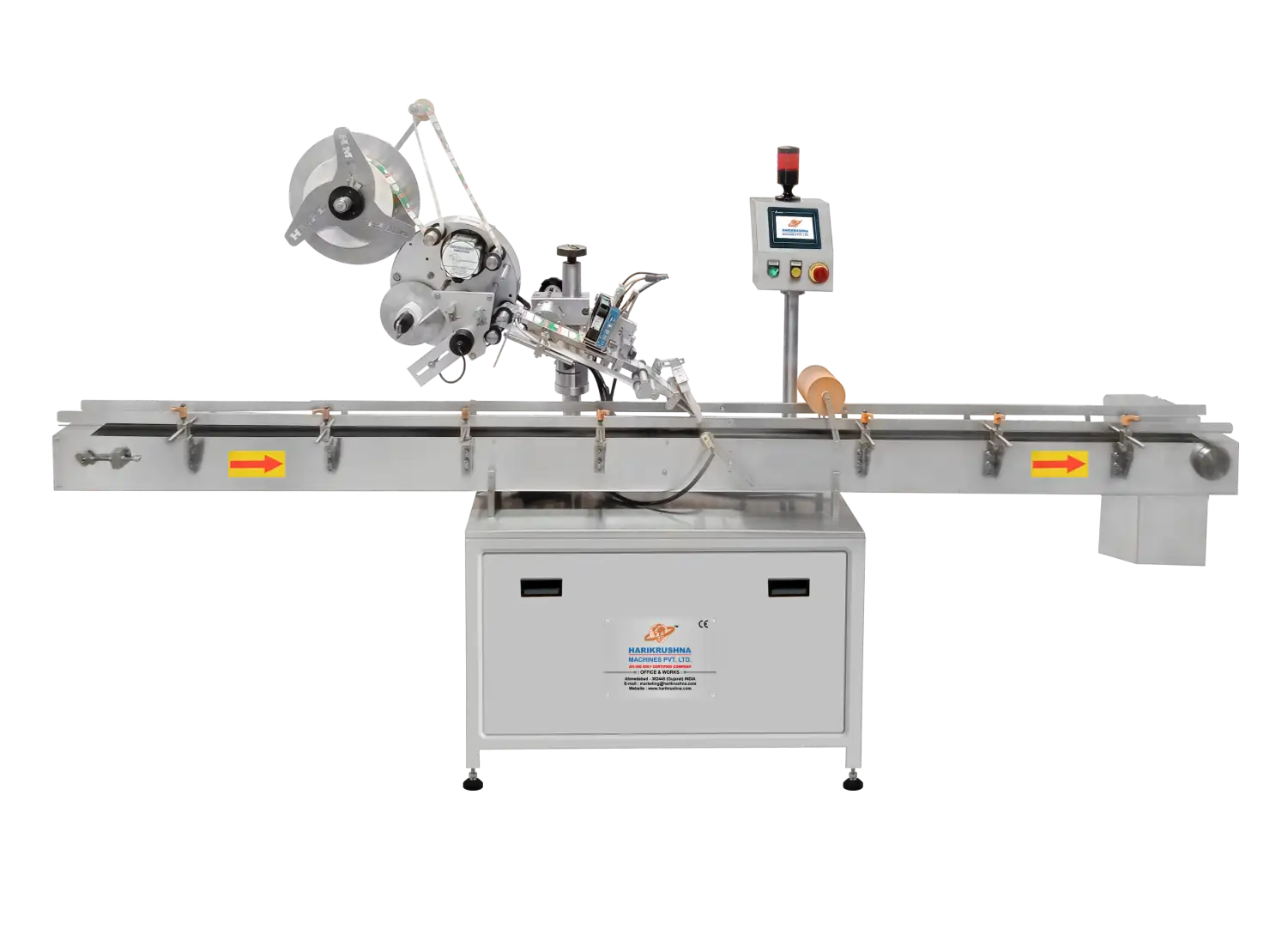 Automatic Horizontal Top Side Sticker Labelling Machine