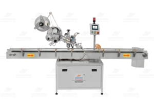 Automatic Horizontal (Top) Sticker Labelling Machine by HMPL