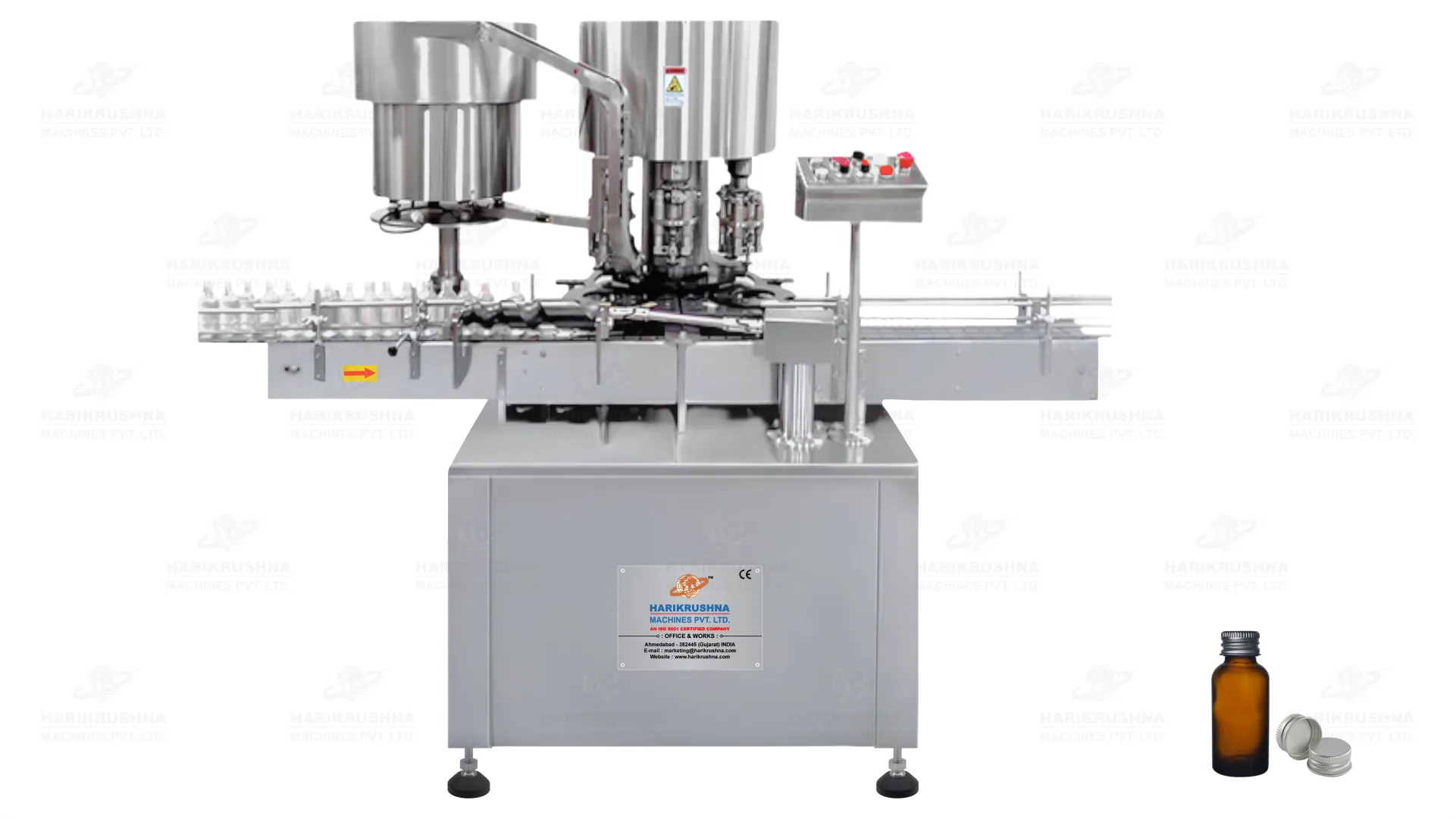 Automatic Rotary ROPP Cap Sealing Machine by HMPL
