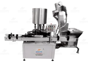 Automatic Screw Cap Sealing Machine for PP Milke Bottles by HMPL