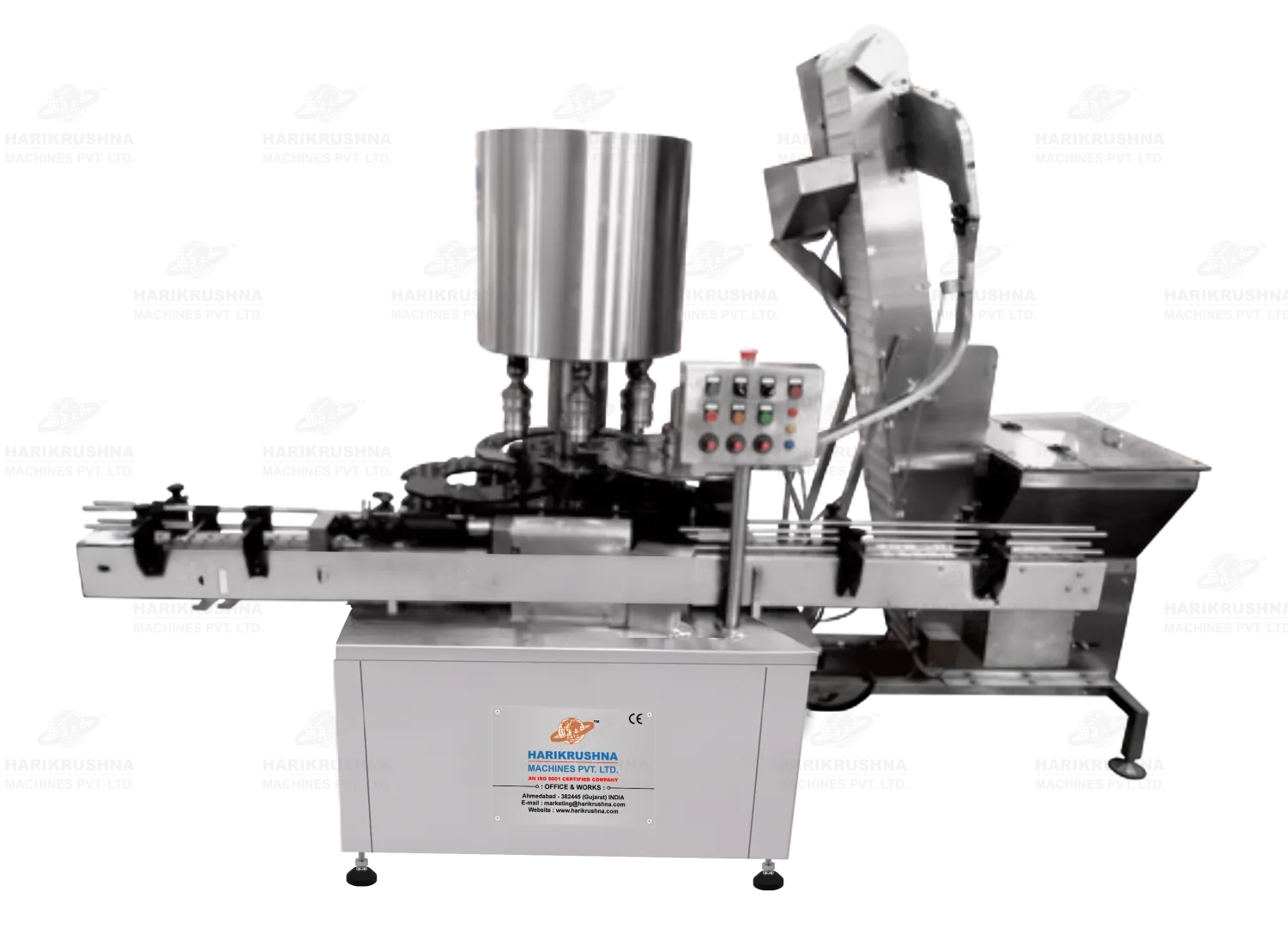 Automatic Screw Cap Sealing Machine for Pesticide Liquid Bottles