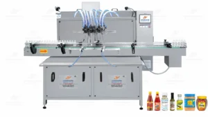 Automatic Servo Liquid Filling Machine by HMPL