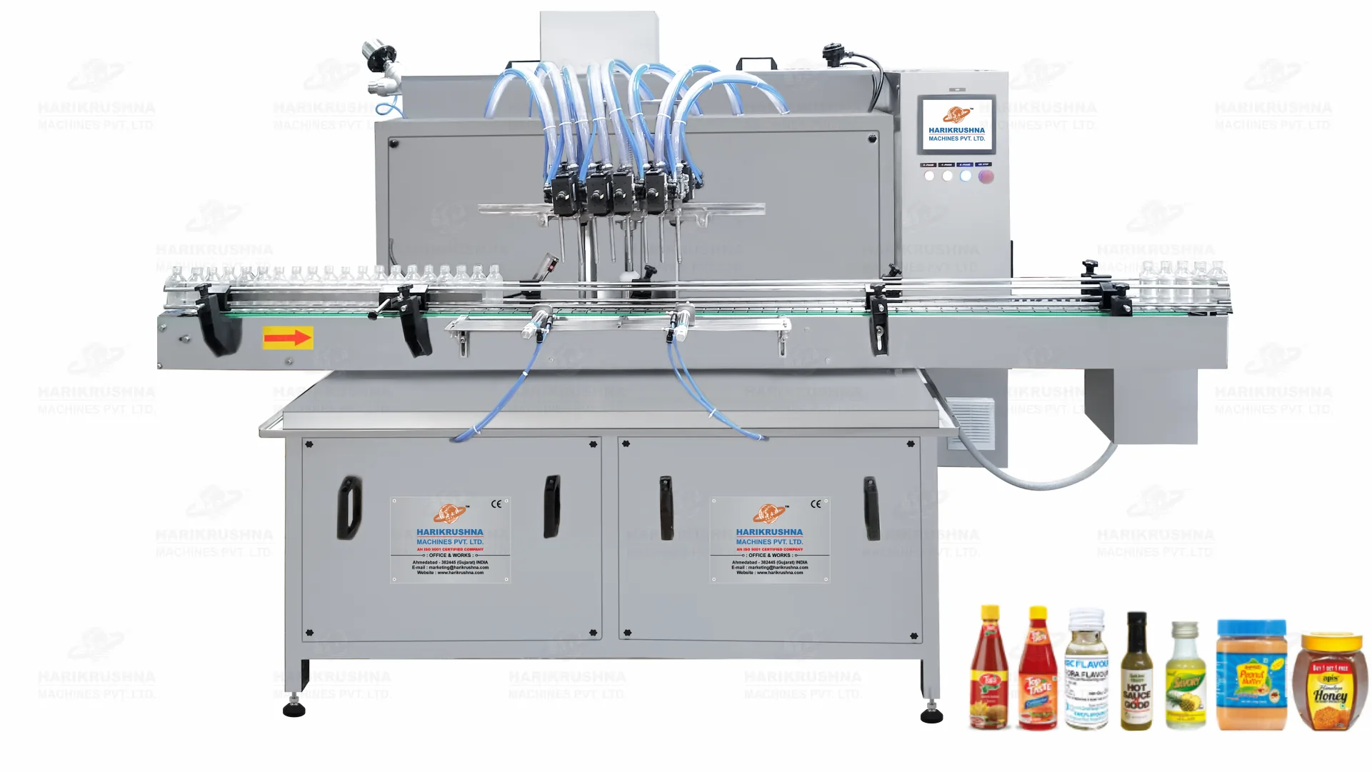 Automatic Servo Liquid Filling Machine by HMPL