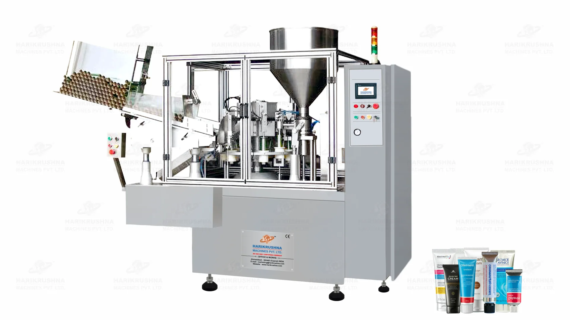 Automatic Tube Filling, Sealing and Coding Machine by HMPL