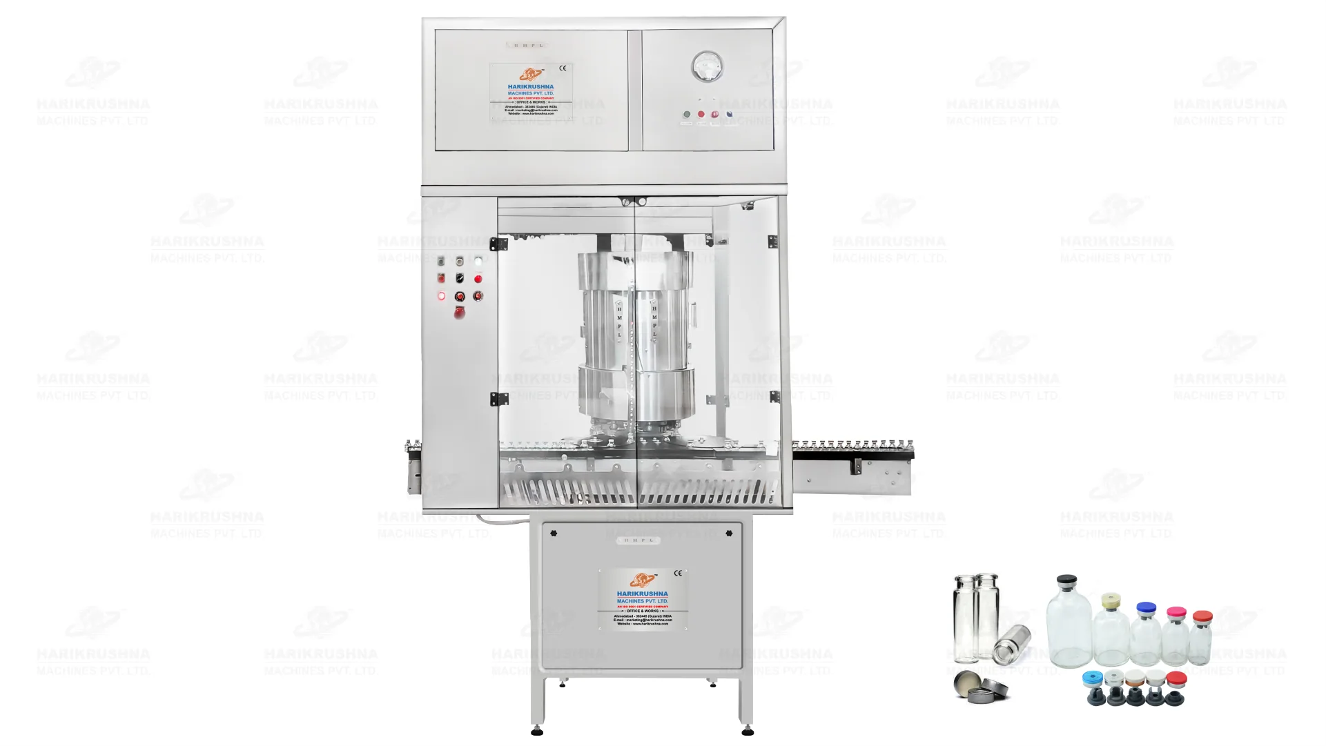Automatic Vial Cap Sealing Machine by HMPL