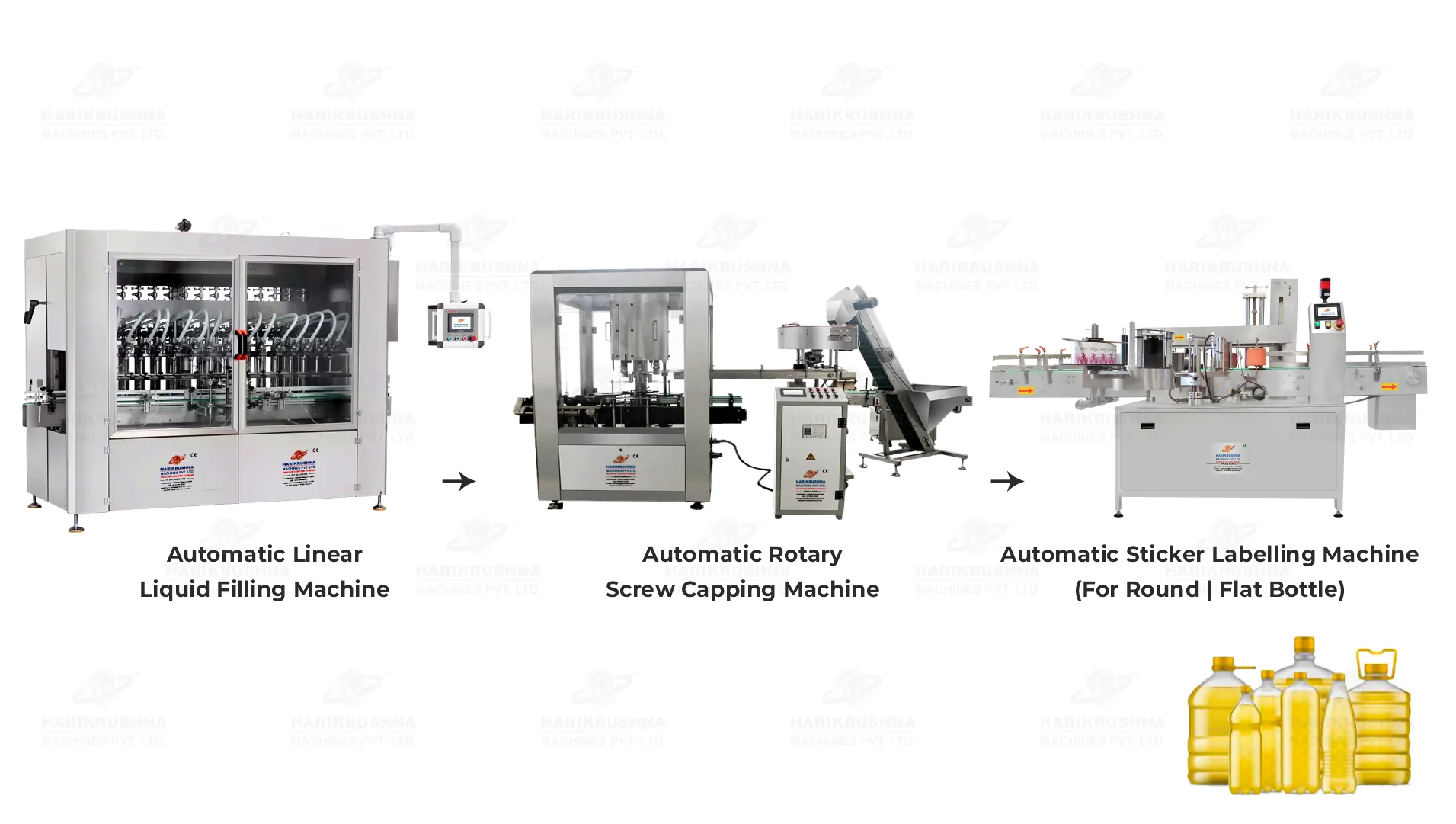 Complete Edible Oil Packaging Line by HMPL