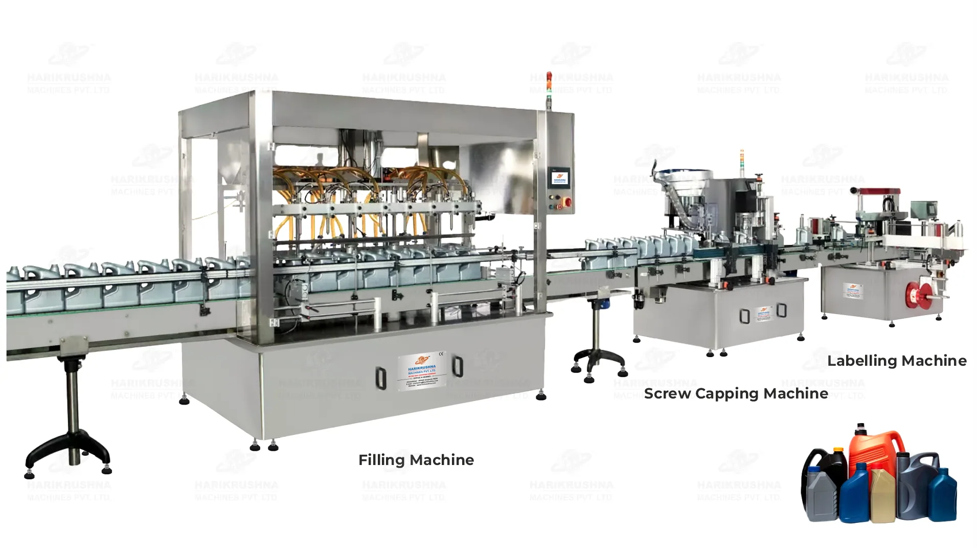 Complete Lubricant Oil Packaging Line by HMPL