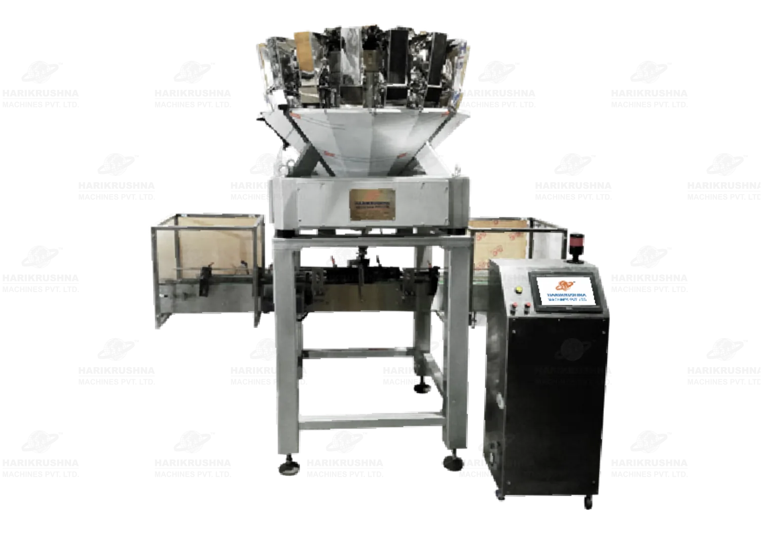 Multihead Weigher-Dry Fruit Filler for Milk Bottling by HMPL