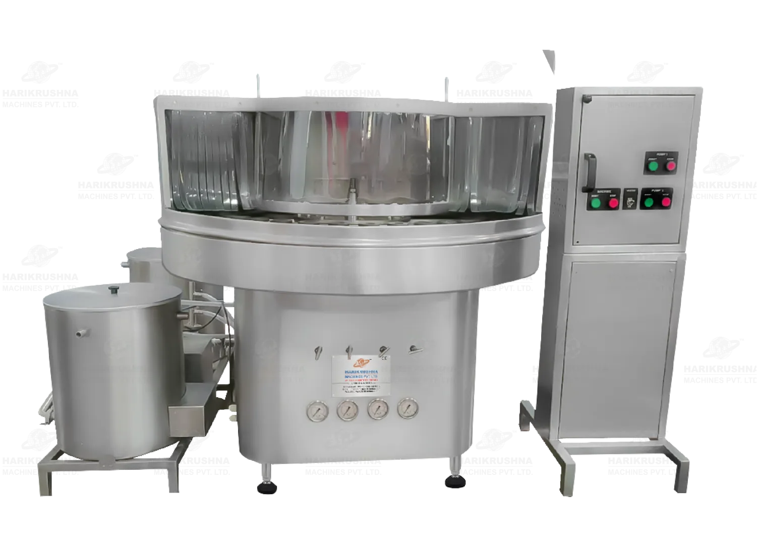 Rotary Bottle Washing Machine for Glass Bottles