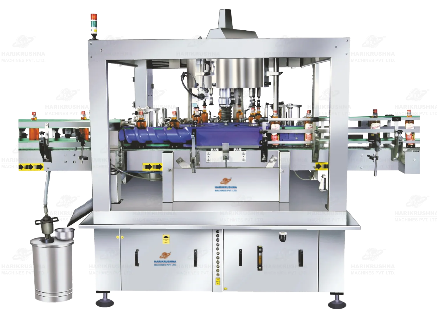 Rotary Labelling Machine for Distillery Bottles