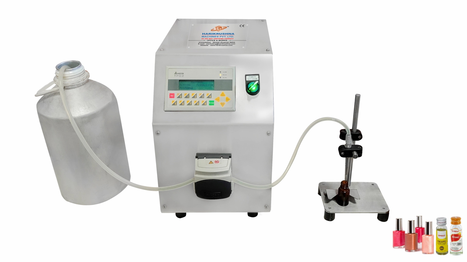 Semi-Automatic Peristaltic Filling Machine – Tabletop