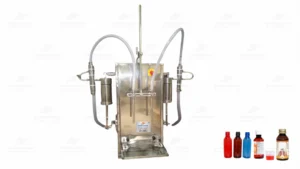Semi-Automatic Volumetric Liquid Filling Machine – Tabletop by HMPL