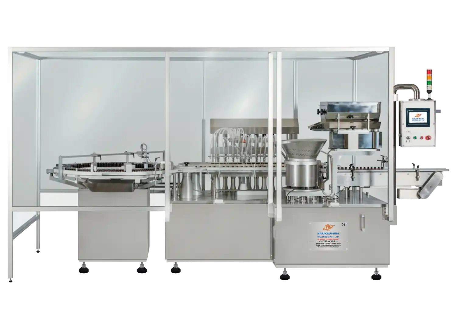 Vial Filling & Stoppering Machine