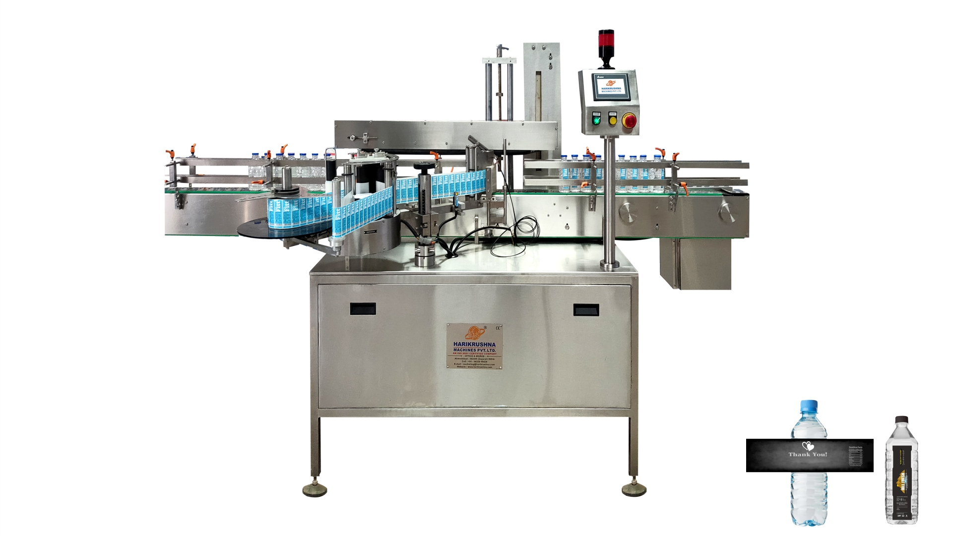 Water Bottle Sticker Labelling Machine