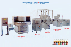 Complete Flavoured and Plain Milk Packaging Line for Glass Bottles