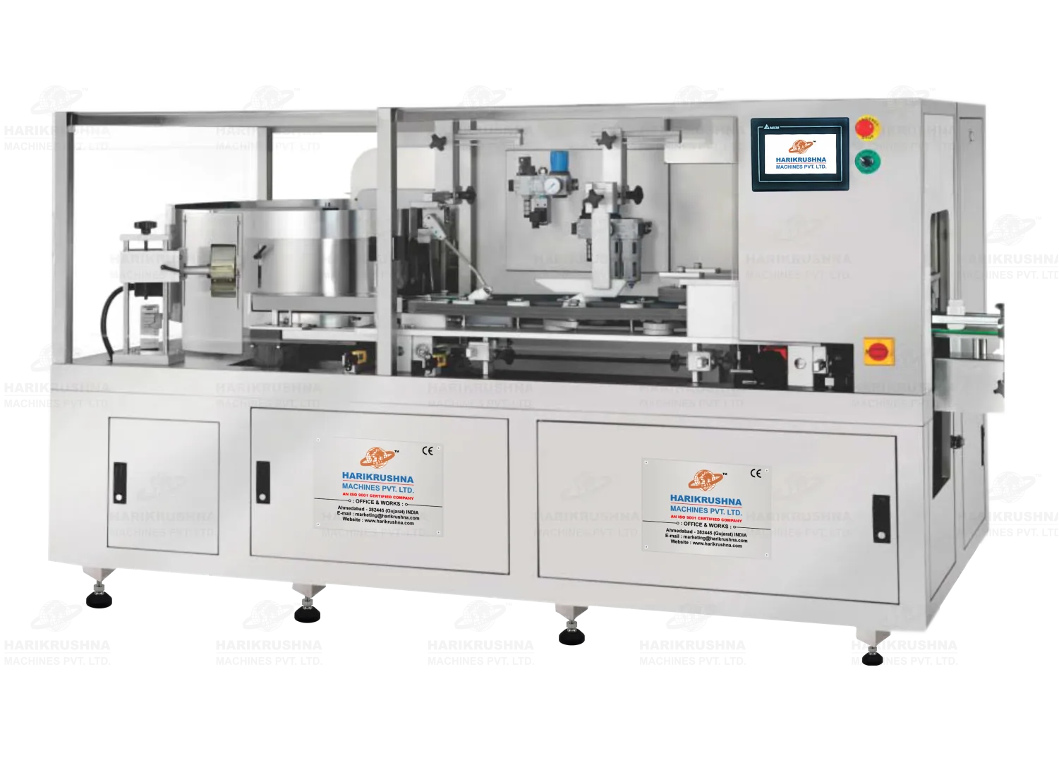 Automatic Bottle Unscrambler with Air Jet Vacuum Cleaning System for Glass, PET and HDPE Bottles by HMPL