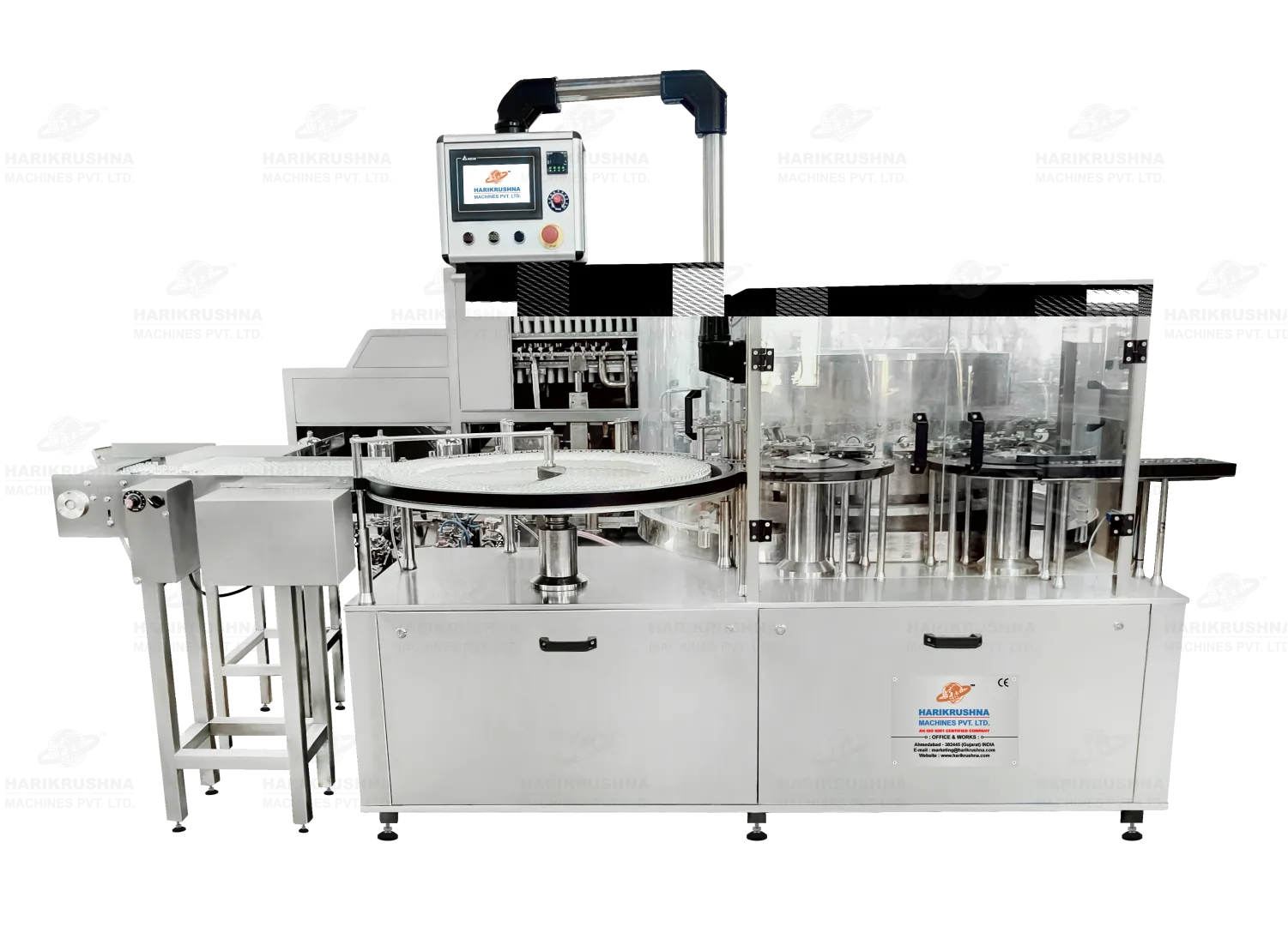 Automatic High-Speed Rotary Nasal Spray Bottle Washing Machine by HMPL