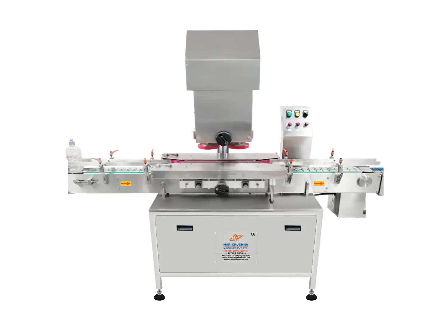 Automatic Linear Cap Sealing Machine