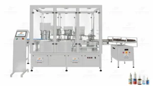 Automatic Monoblock Liquid Filling, Inner Plugging and Screw Capping Machine by HMPL