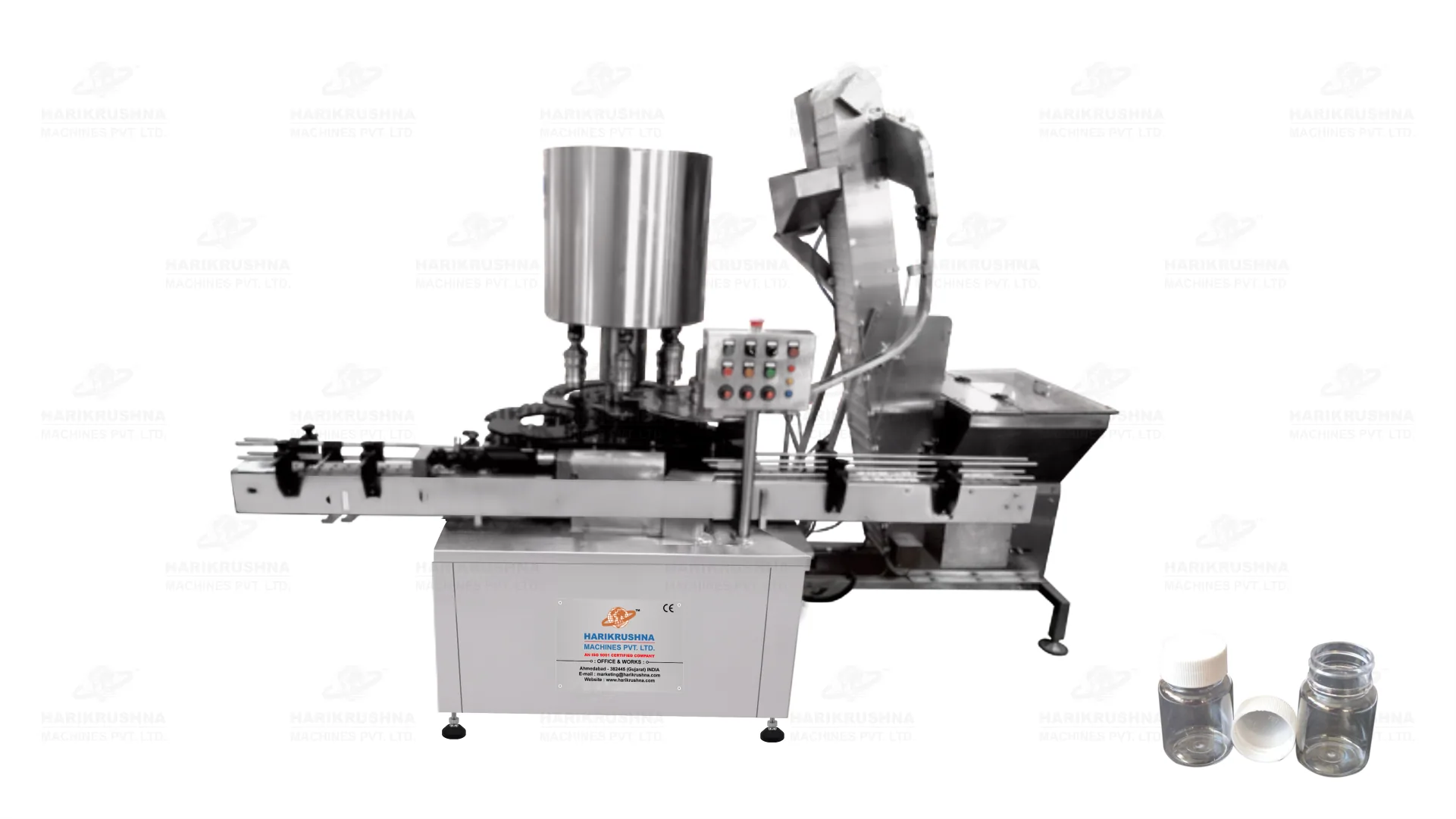 Automatic Rotary Screw Cap Sealing Machine by HMPL