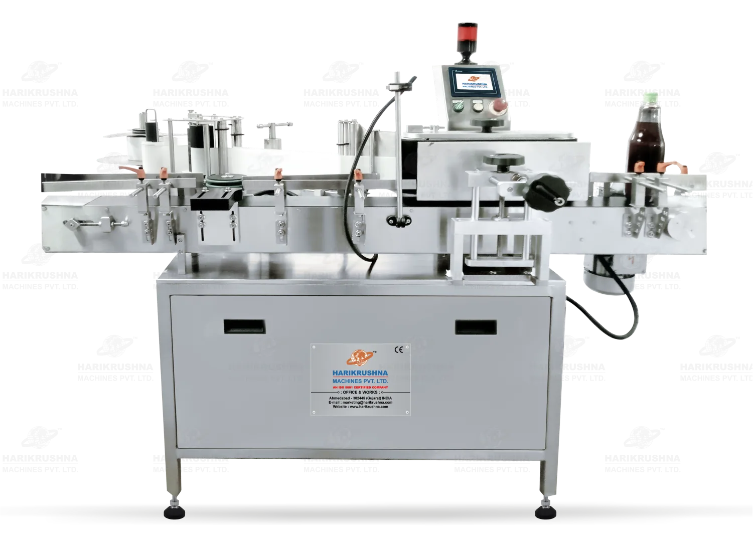 Bottle Sticker Labelling Machine for Liquid Oral Syrup Bottles