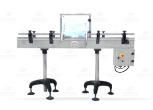 Magnifying Glass Conveyor for Liquid Oral Syrup Bottles