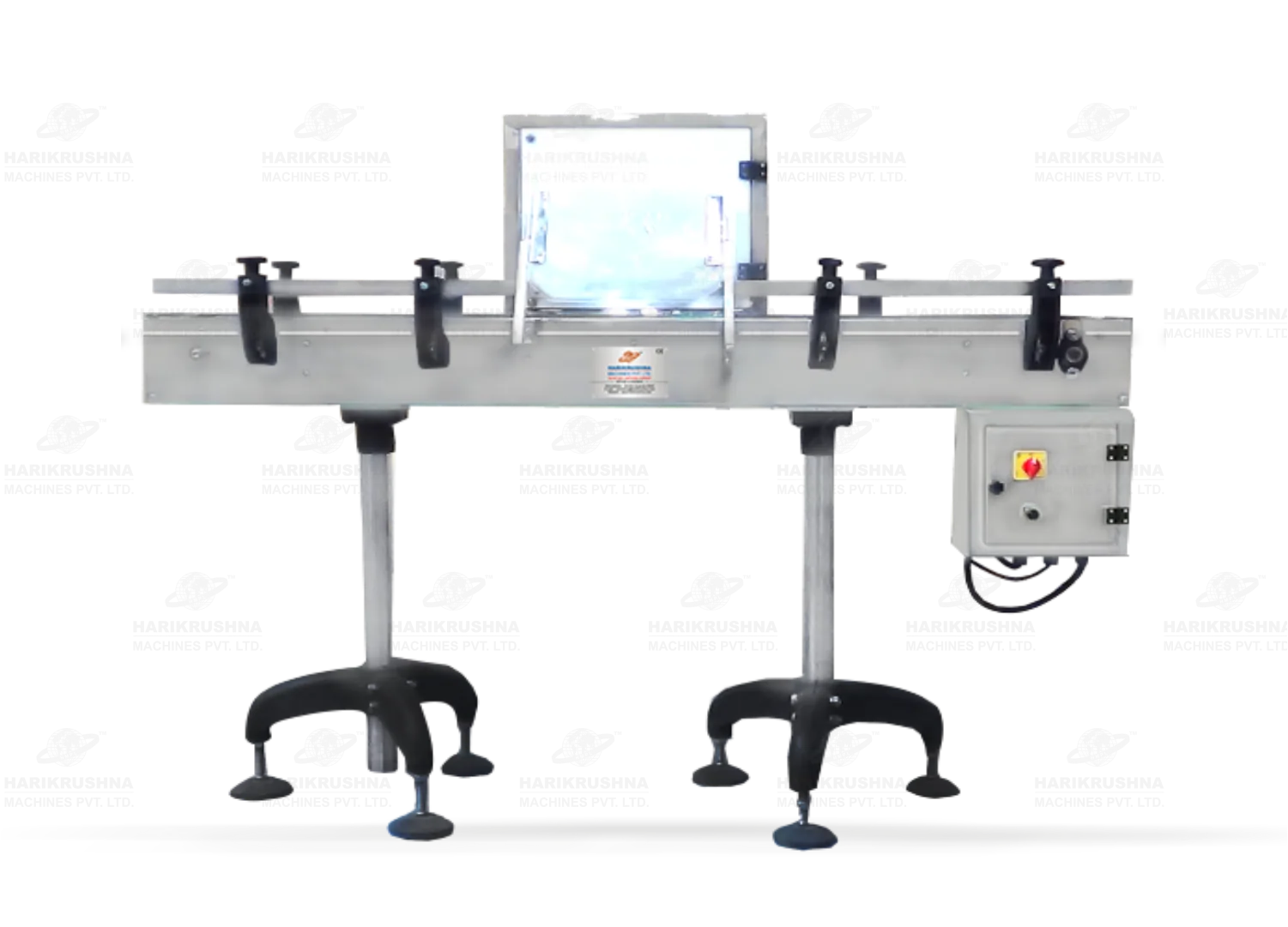 Magnifying Glass Conveyor for Liquid Oral Syrup Bottles