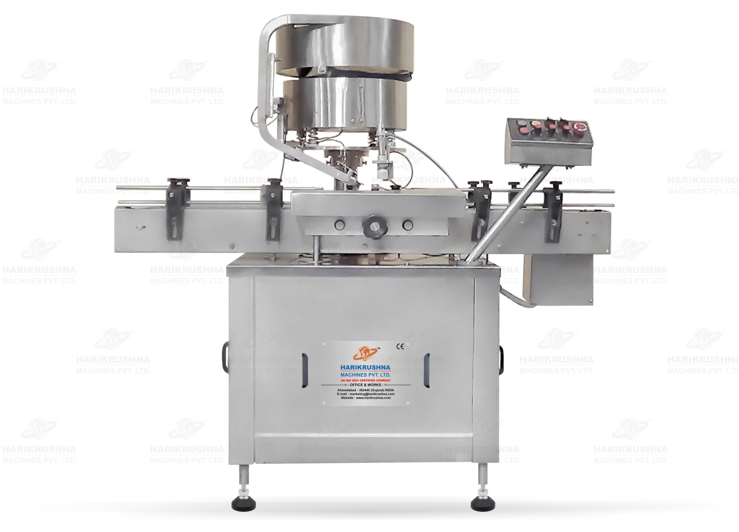 Measuring Cup Placing Machine for Liquid Oral Syrup Bottles