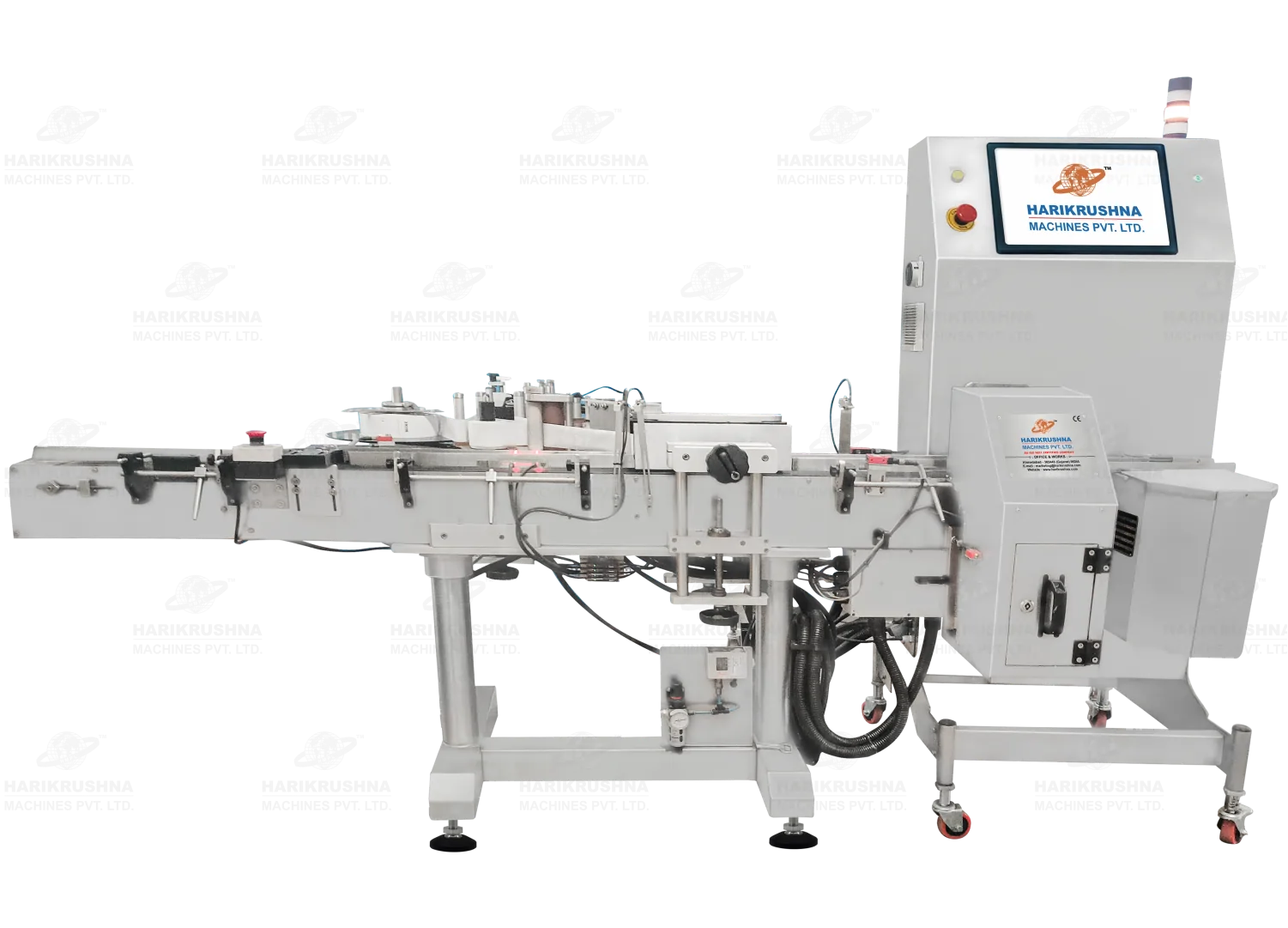 Vial Sticker Labelling Machine with 21 CFR System by HMPL