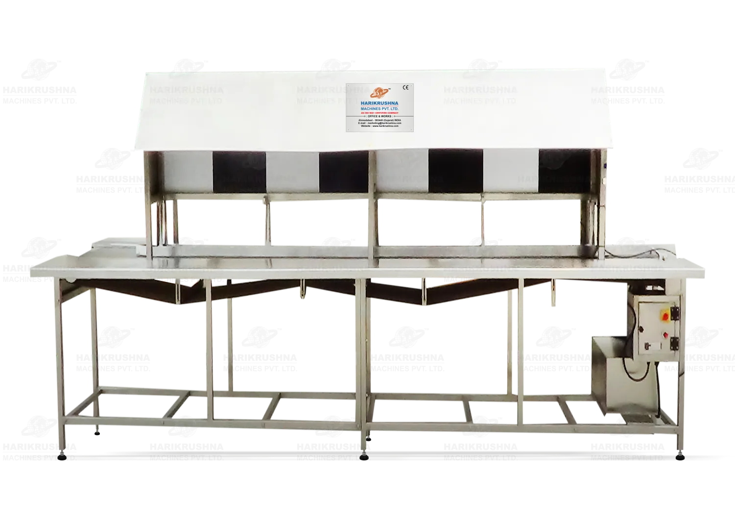 Visual Inspection Conveyor for Syrup Bottles