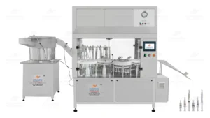 Pre-Filled Flush Syringe Filling and Capping Machine with Reverse System by HMPL