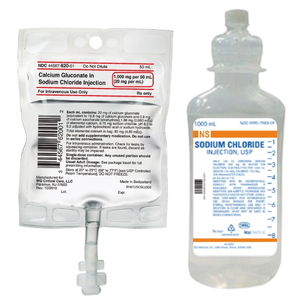 IV Bottle & IV Bag