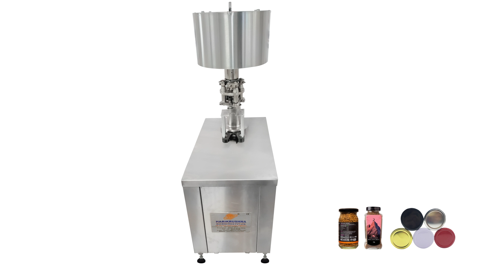 Semi-Automatic Lug Cap Sealing Machine