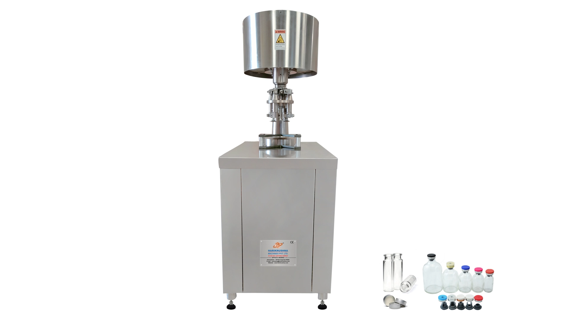 Semi-Automatic Single Head Aluminium Cap Sealing Machine-HMPL