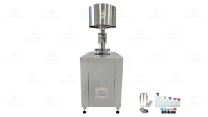 Semi-Automatic Single Head Aluminium Cap Sealing Machine by HMPL
