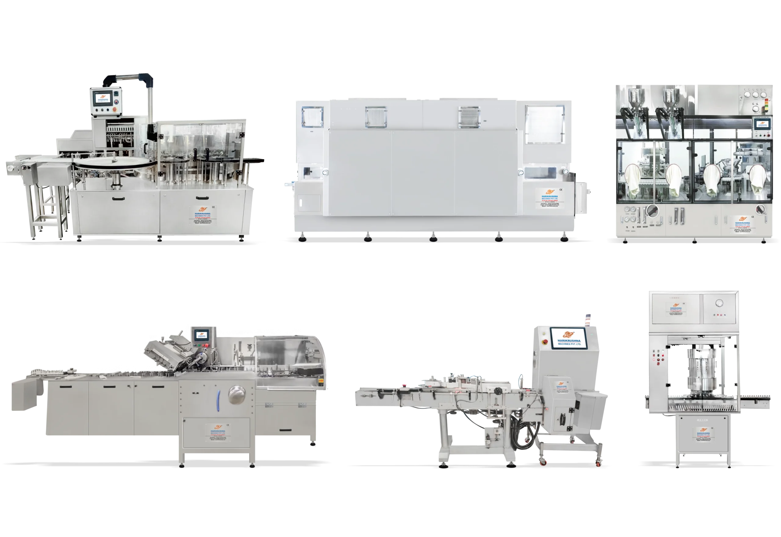 Complete Injectable Dry Powder Vial Packaging Line-HMPL Sterile