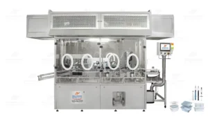 Automatic Filling & Closing System for Nested Pre-Fillable Syringes, Cartridges & Vials by HMPL