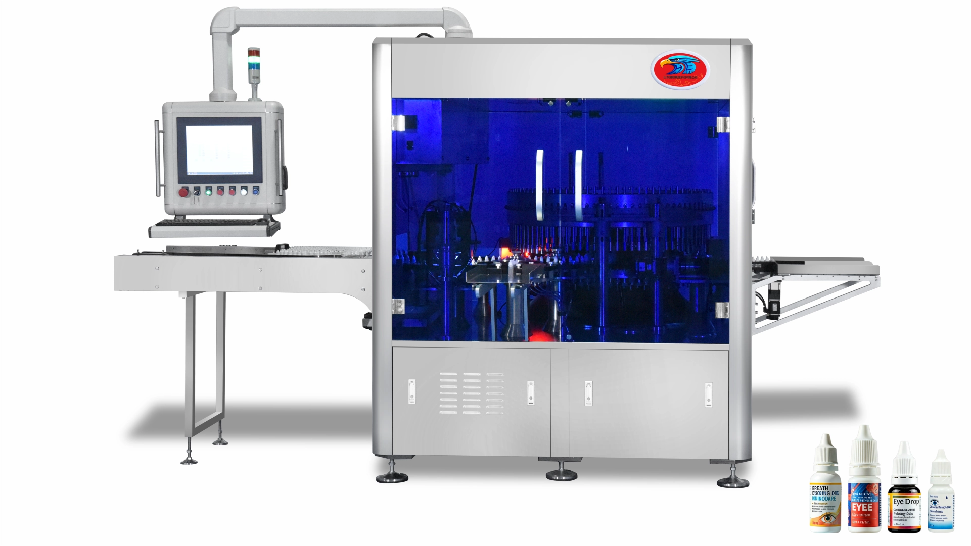 Eye Drops Automatic Rotary Lamp Visual Inspection Machine
