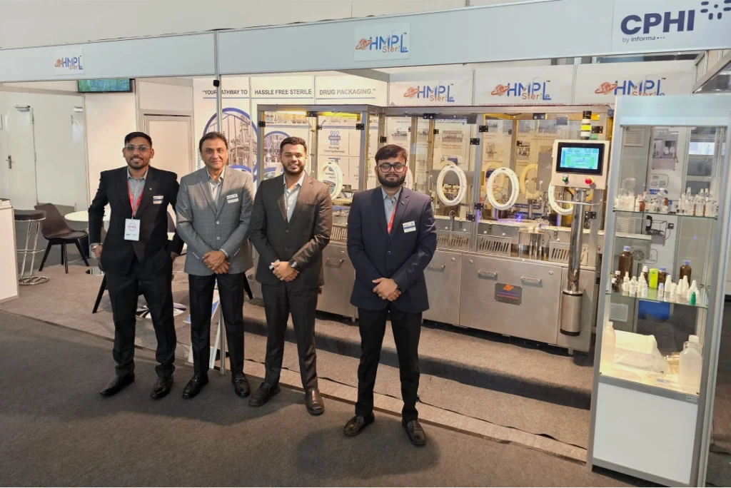 HMPL Sterile (Harikrushna Machines Pvt. Ltd.) Team at CPHI Frankfurt 2025, Germany