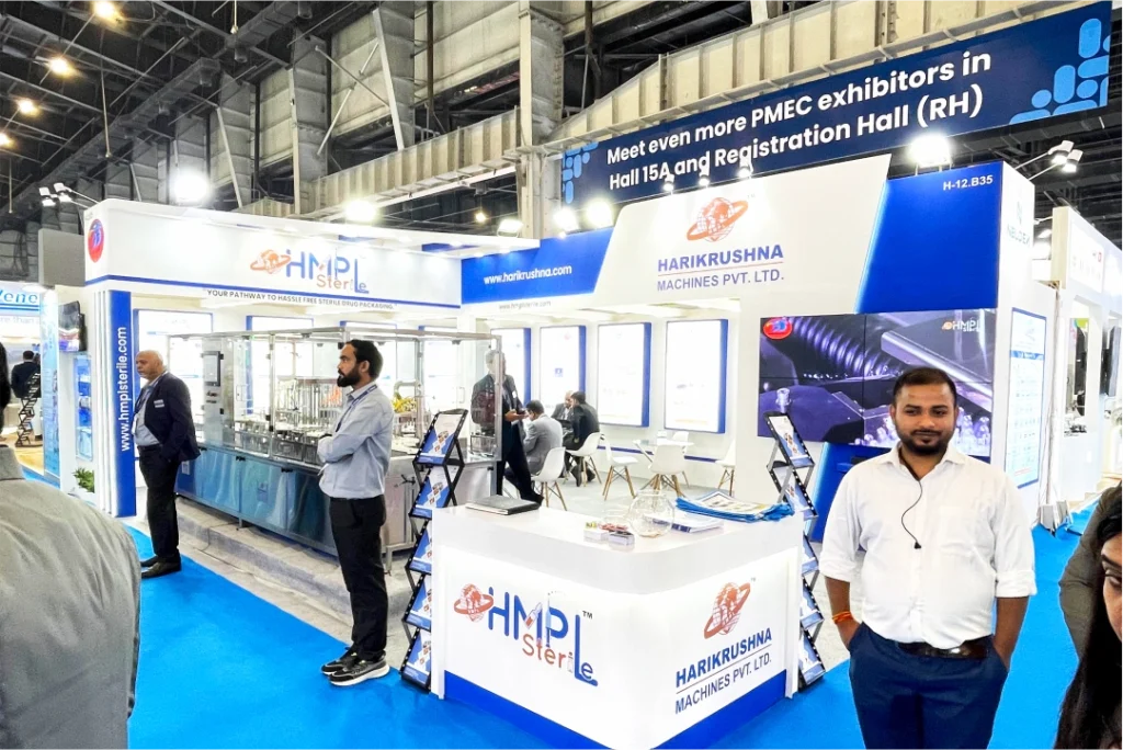 Harikrushna Machines Pvt. Ltd. (HMPL Sterile) Stall 12.B.35 at CPHI & PMEC India 2025