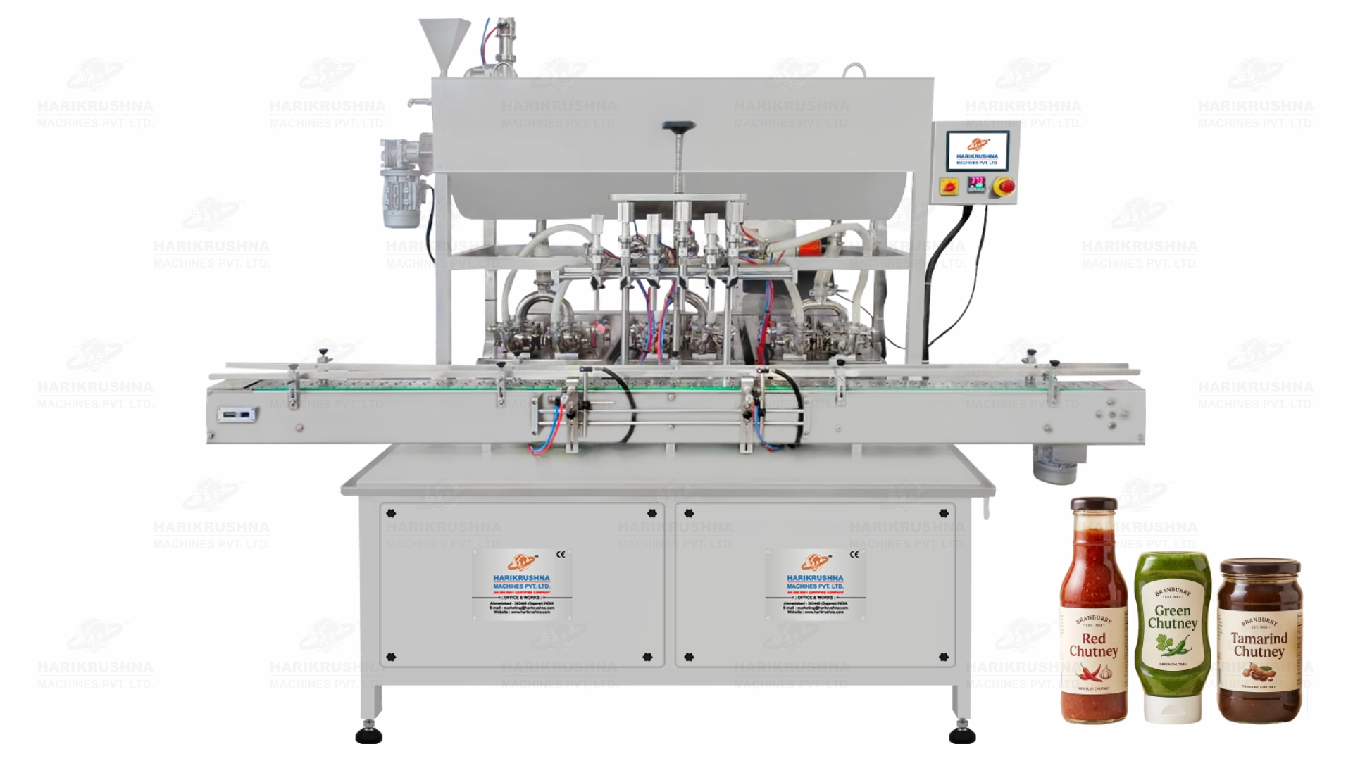 Chutney Filling Machine by Harikrushna Machines Pvt Ltd