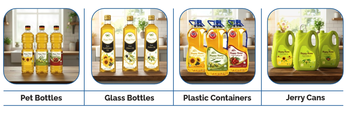 HMPL offers Complete Solutions for Edible Oil Packaging