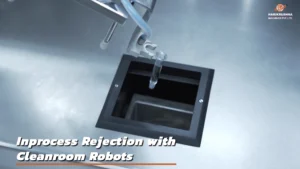 Inprocess-Rejection-with-Cleanroom-Robots-Robotic-Pre-Filled-Syringe-Packaging-Line