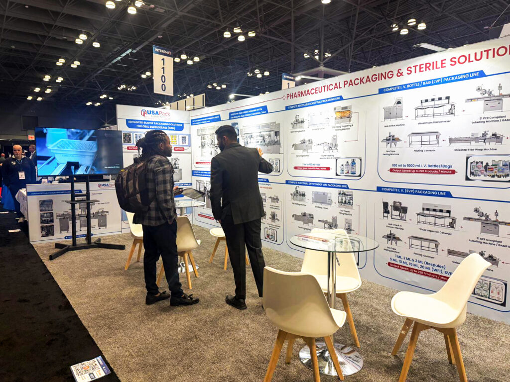 Mr Prerak Dave - Director of USA Pack Machines LLC discuss with Visitor