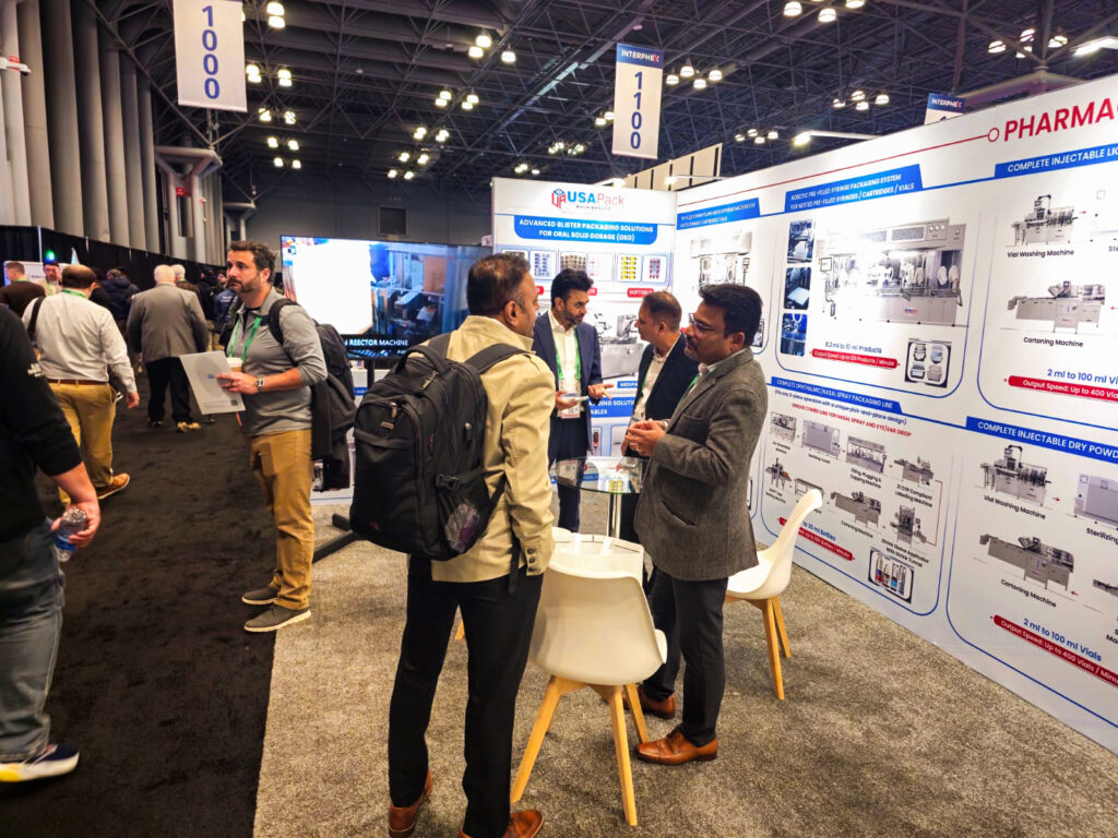 USA Pack Machines at Stand #1037 at InterPhex New York 2026