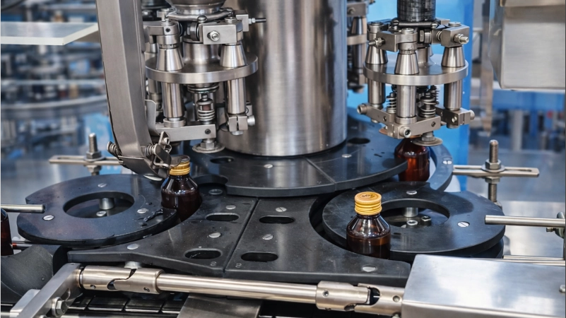ROPP capping machine for distillery packaging line