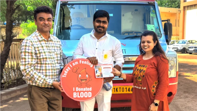 Blood Donation Drive at Harikrushna Machines