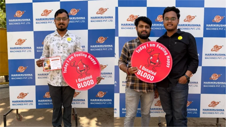 Blood Donation Drive at Harikrushna Machines